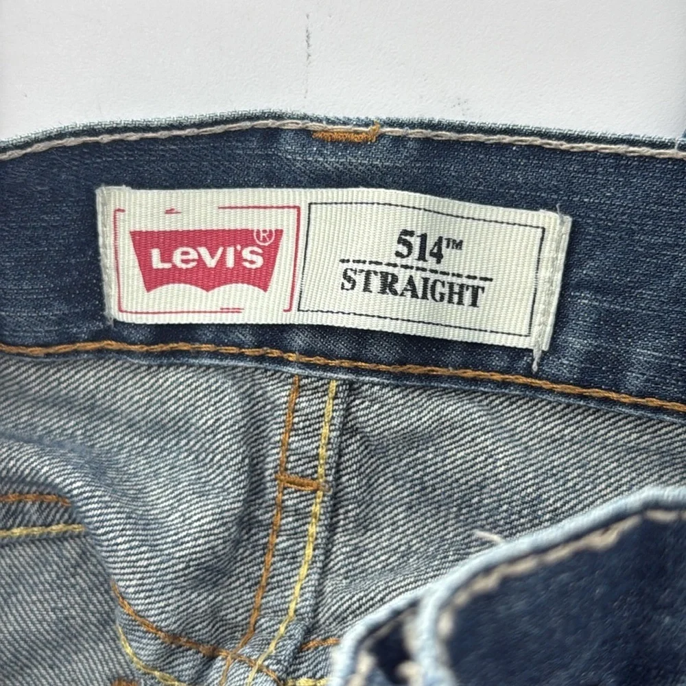 Levi's Blue 514 Straight Jeans Classic Style